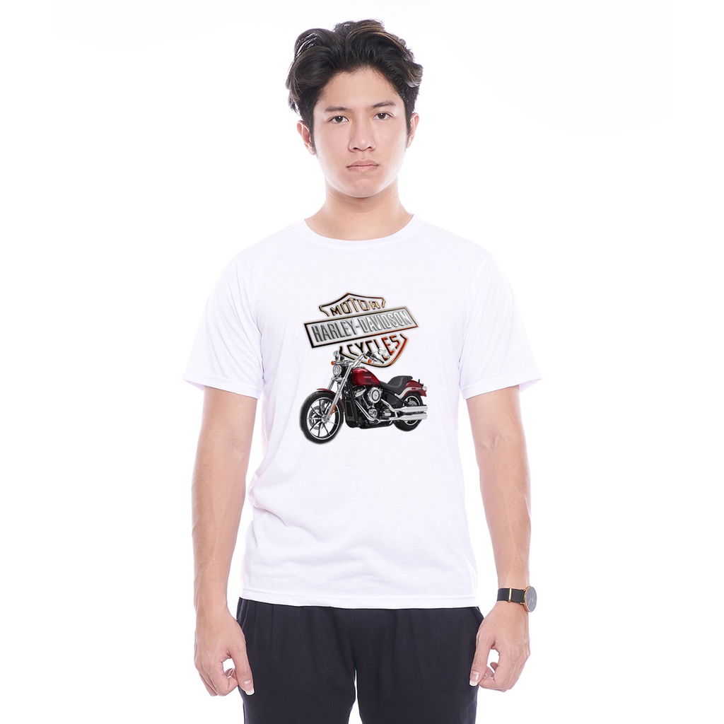 Kaos Oblong Pendek Motor Harley