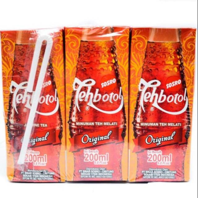 

Teh Botol Sosro Kotak 200 ml ORIGINAL