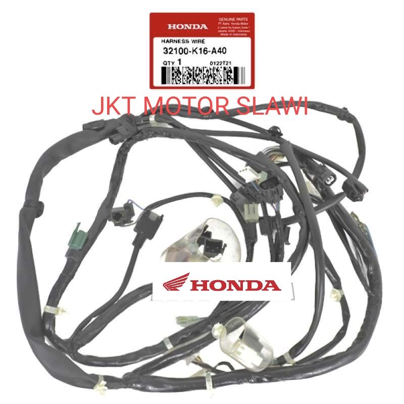 32100-K16-A40 Kabel body harness wire scoopy fi 2015-2016 stater halus asli honda