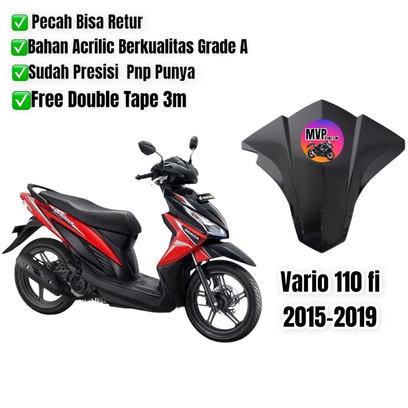 Visor  Vario 110 Fi Model Tgp sudah Free Double Tape 3m