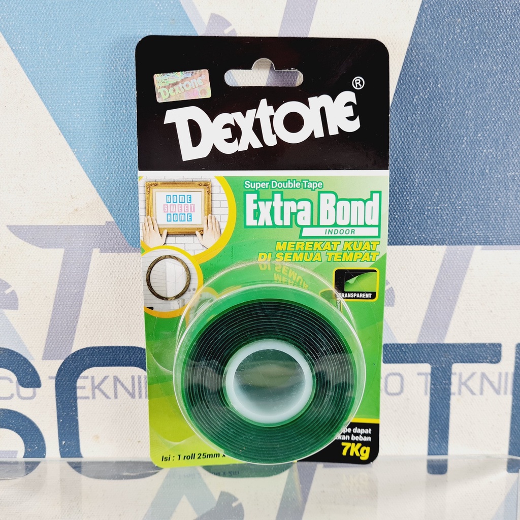 

DEXTONE EXTRA BOND DOUBLE TAPE 25MM TRANSPARAN BENING