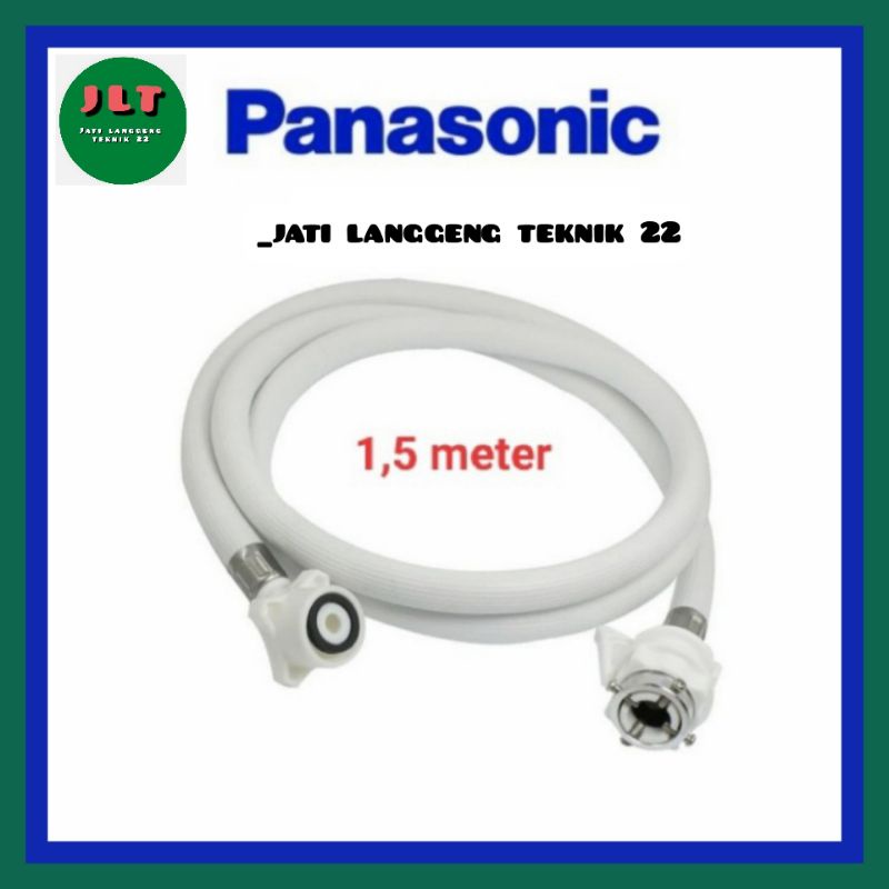 selang inlet 1.5 meter mesin cuci otomatis panasonic