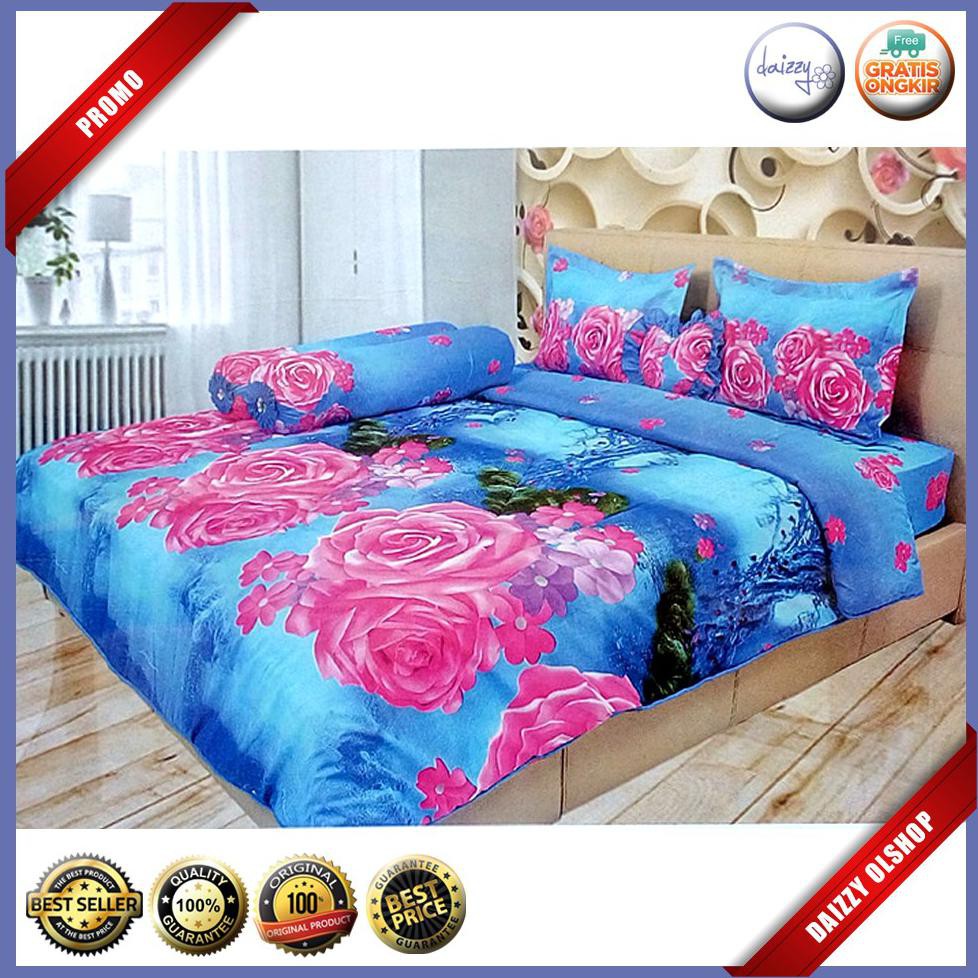 Sprei Lady rose 180x200 Aqua BMSB349