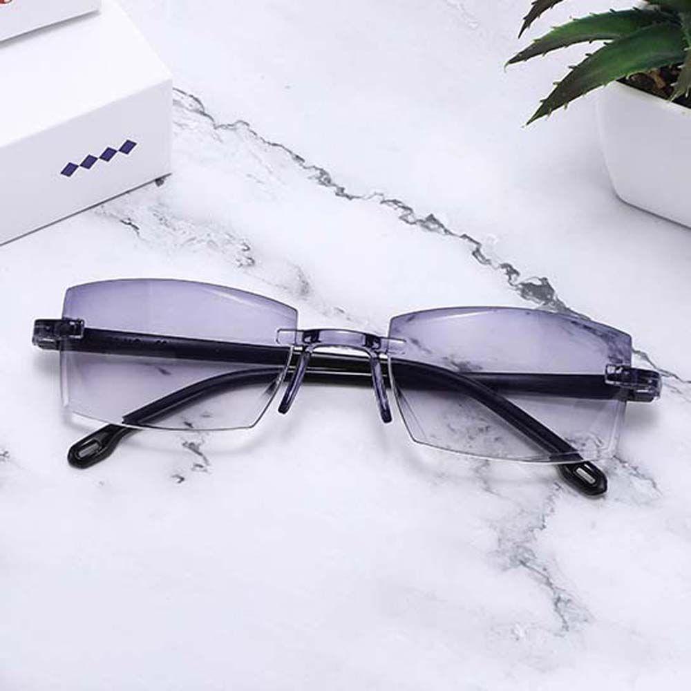 Kacamata Baca Agustina Fashion Untuk Pria+1.0~+ 4.0 Resin Anti-Radiasi Teh Warna Lensa Pria Reading Glasses