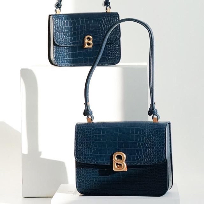 AUDREY CROCO BAG BUTTONSCARVES