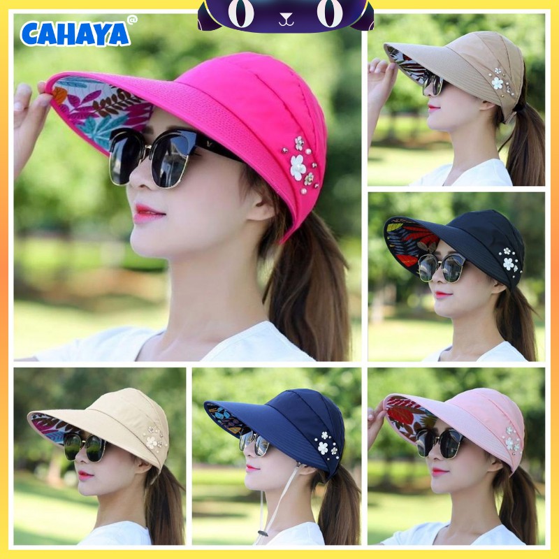 Topi Golf Olahraga Pantai Anti UV Foldable Hat Sport Topi Tenis Meja Import Al S5