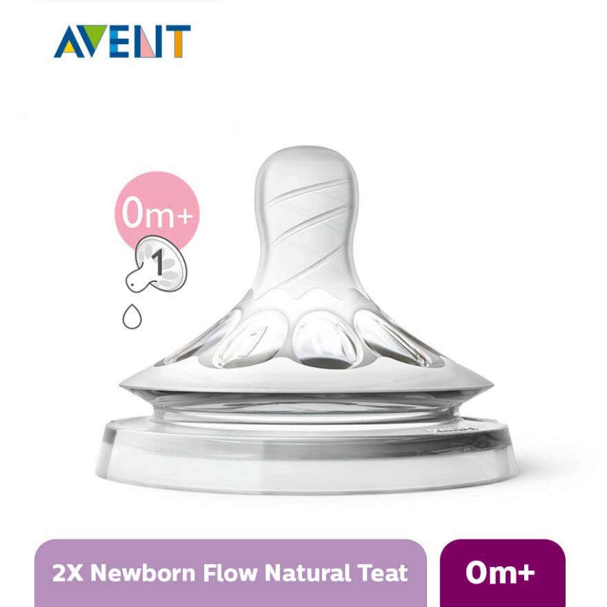 PHILIPS AVENT NATURAL FLOW / NIPPLE / ISI 2 PCS