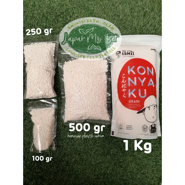 

Beras Shirataki / shirataki rice / shirataki konjac / beras diet 500gr