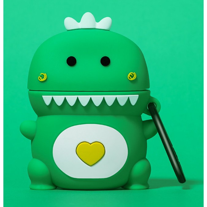COD Case Airpods 2 3D Premium Gen 1 Lucu Karakter Inpods 12 Totoro i12 Minnie Toothless-E-Green heart dragon