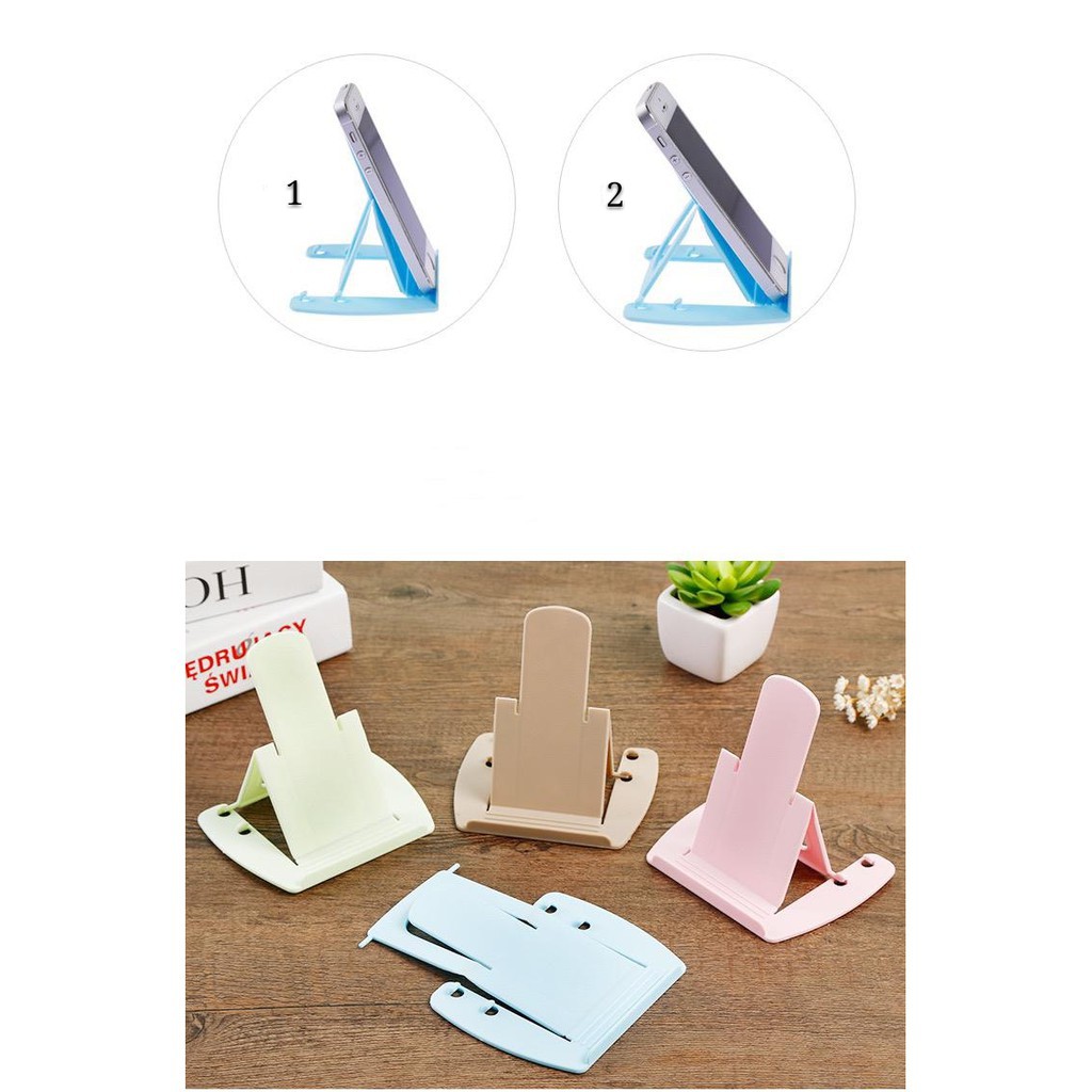 Holder HP Lipat Jenis Dudukan Ponsel Stand Handphone Penyangga HP Lipat Sandaran