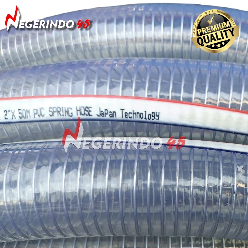 Selang kawat 2&quot; / pvc spring hose ( per meter )