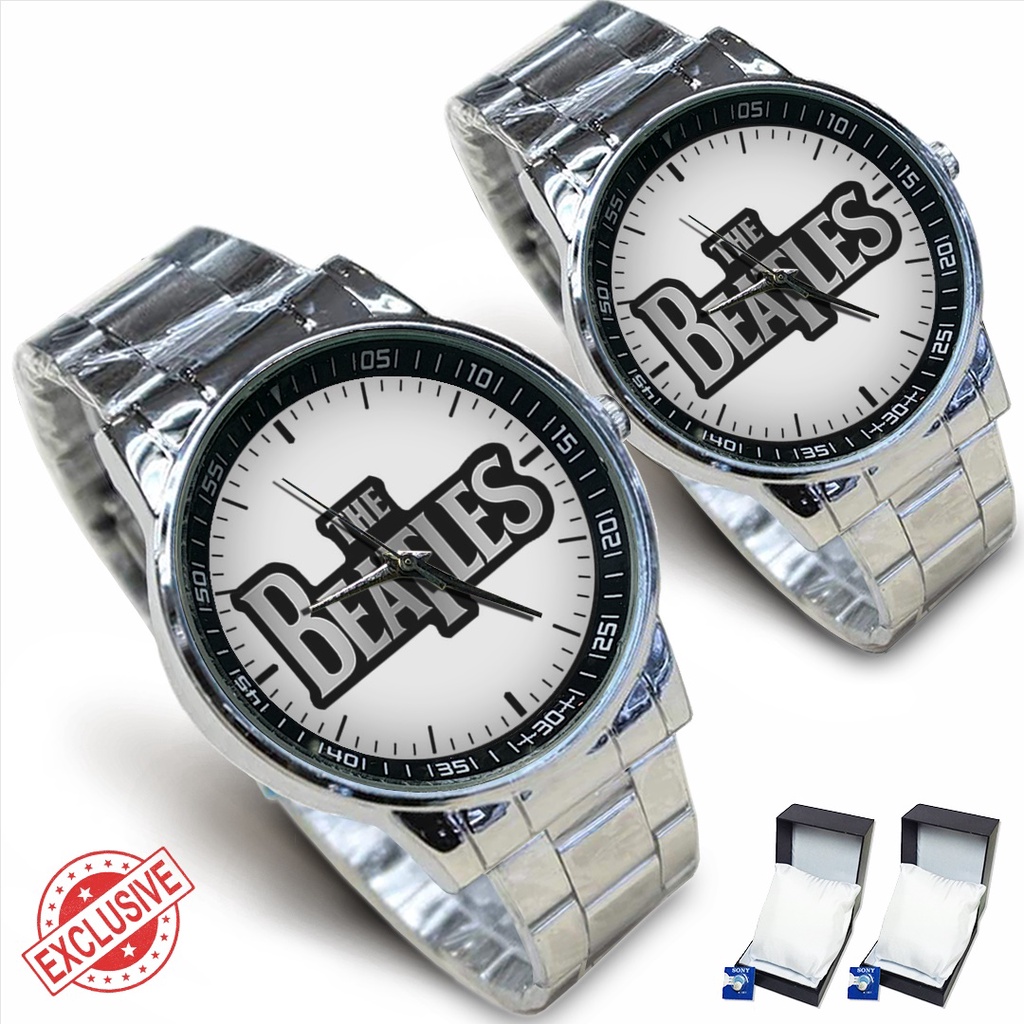 Jam Tangan Rantai Couple The Beatles Legend