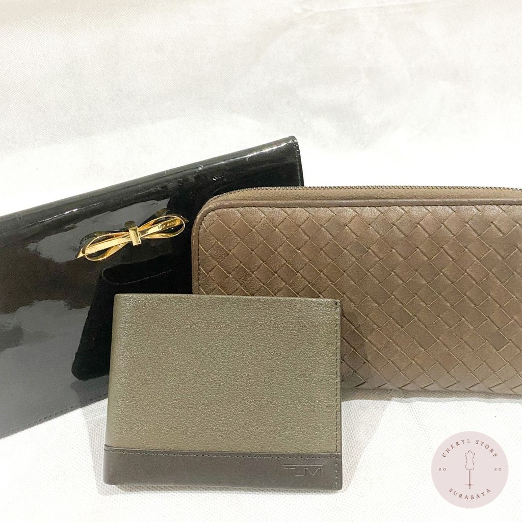 DOMPET BRANDED - BOTTEGA VENETA / TED BAKER / TUMI - WANITA & LAKI PRELOVED [100%ORI]