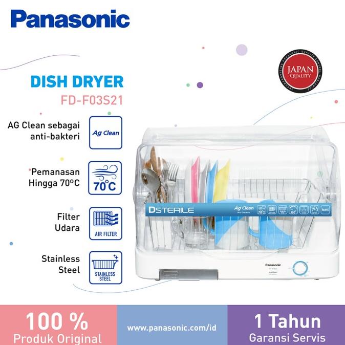 Diskon Panasonic Dish Dryer Dsterile Fds03S1 Alat Sterilizer Botol Bayi