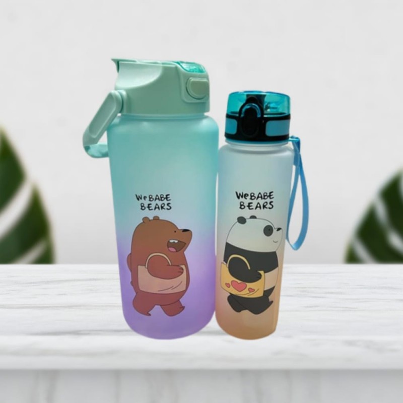 Botol Minum Gradasi 2000ML &amp; 800ML Buy 1 Get 1 We Babe Bears / Botol Minum Viral Beranak DIVA STORE88