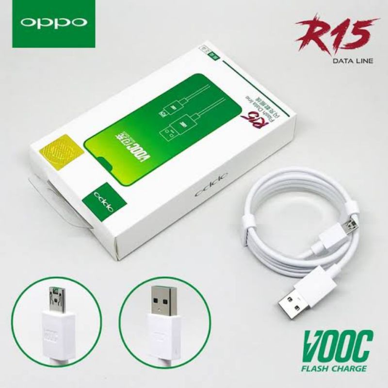 Kabel Charger Oppo VOOC 4A USB Micro Original Fast Charging