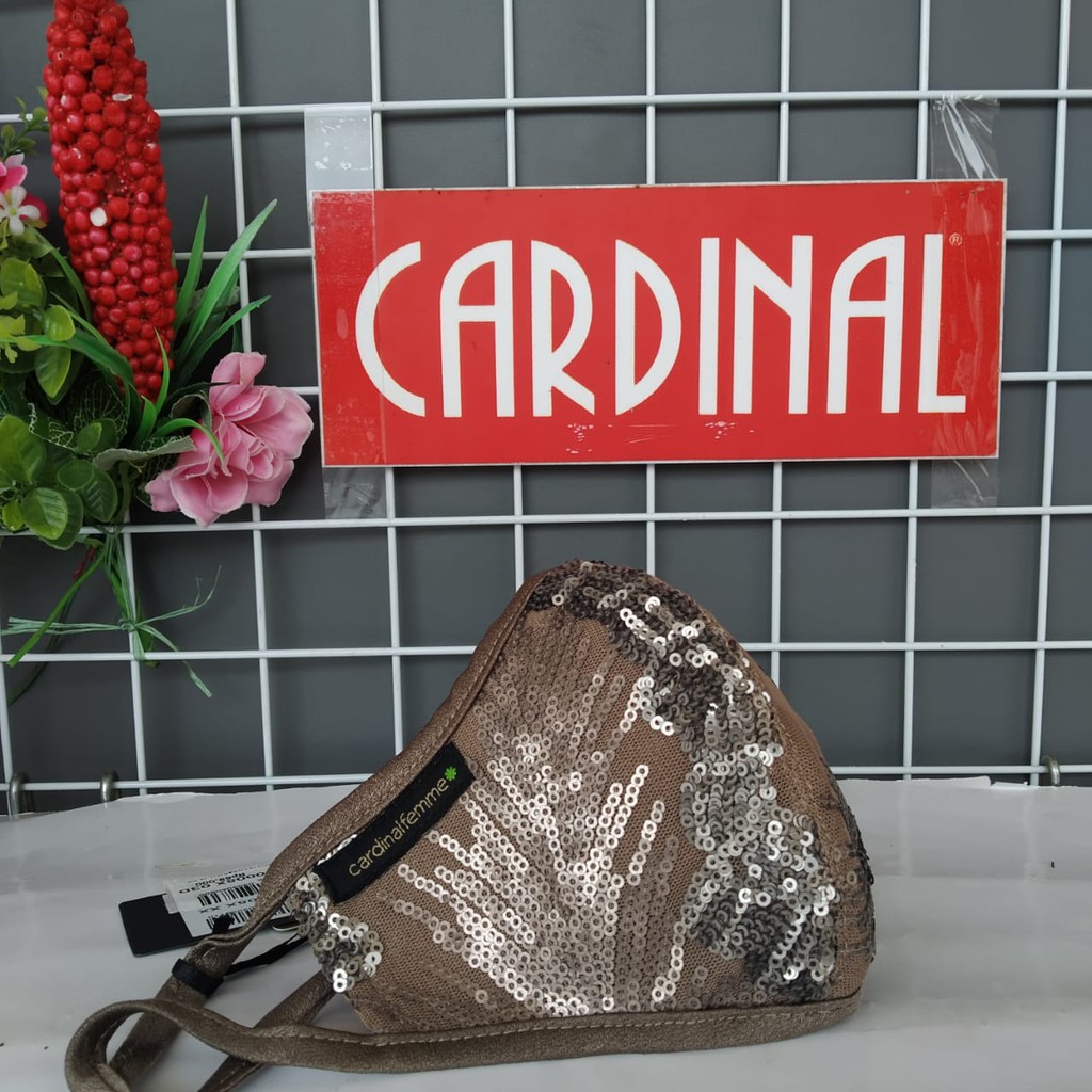 gof MASKER CARDINAL FEMME PAYET Coklat 100% ORIGINAL Masker dewasa Non-medis - DDMXX00005X XX