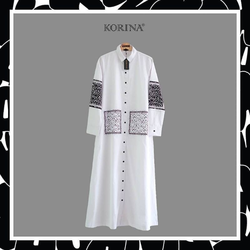 NAMIRA DRESS WHITE BY KORINA