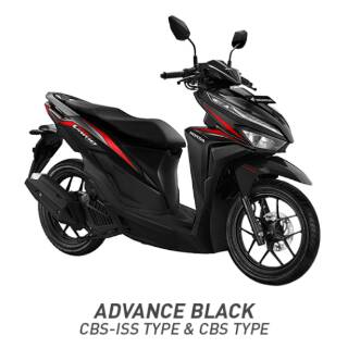  Stiker  Striping Motor  Honda Vario  125 CBS  ISS 2021 Hitam 