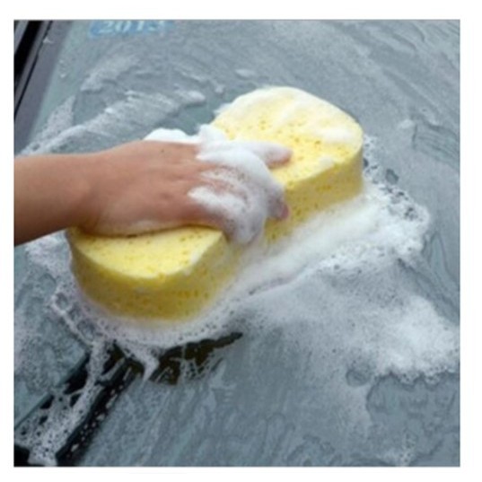 Sponge Busa Cuci Mobil Motor Piring Kuning Busa Foam Spon Wash Tebal