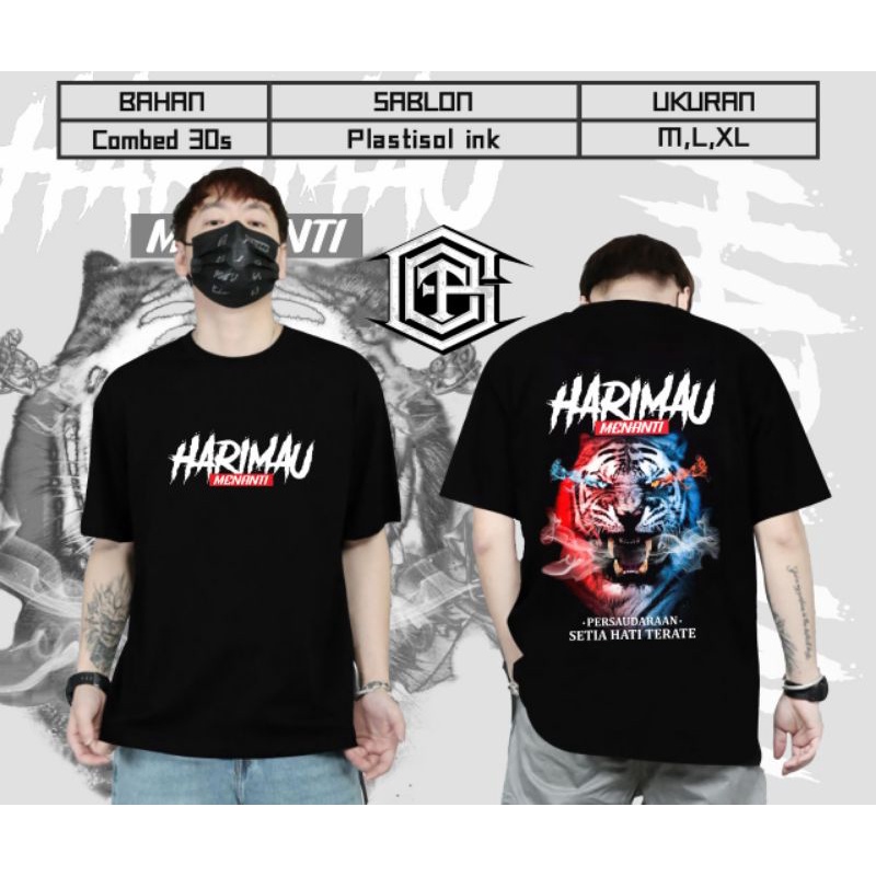 KAOS PSHT HARIMAU MENANTI KAOS TERATE KEKINIAN KAOS HARIMAU MENANTI KAOS PSHT TERLARIS KAOS DISTRO P