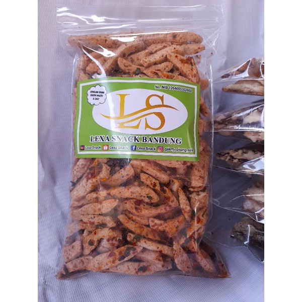 

Lexa Snack Basreng Pedas Daun jeruk 500gr Snack Kiloan Cemilan Pedas