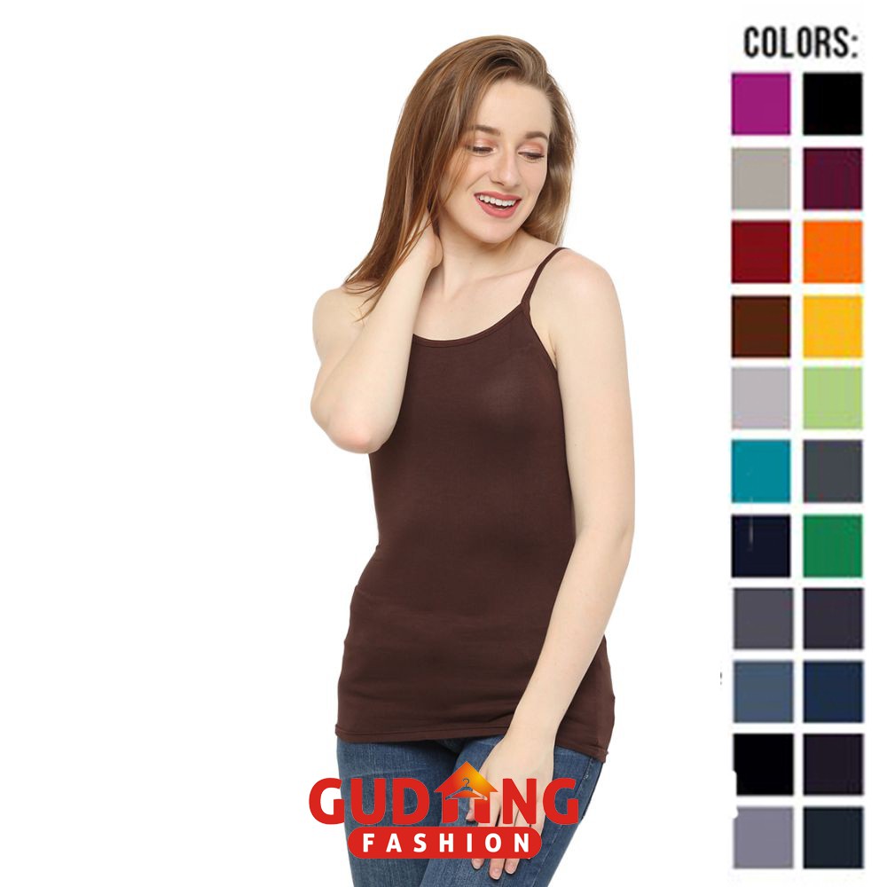 Tank Top Wanita Keren Spandek – Banyak Pilihan Warna (COMB)