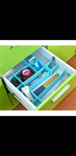partisi laci/ sekat laci/ laci organizer 1 set isi 4