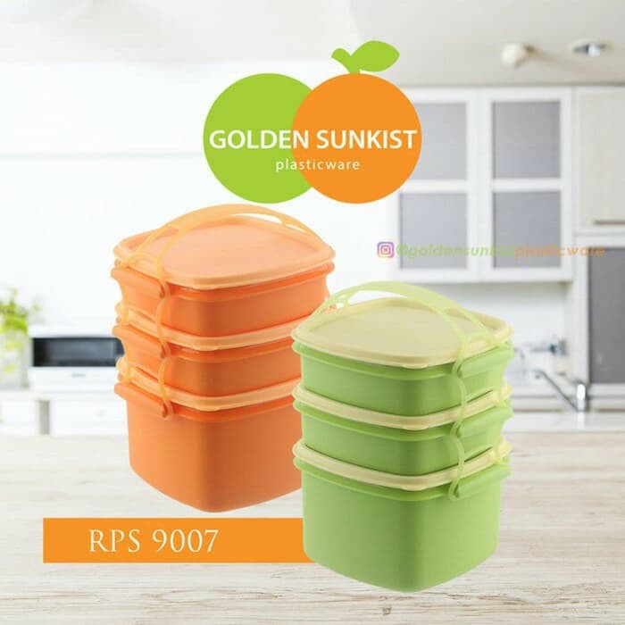 Rantang Piknik Susun Golden Sunkist - Kode RPS-9007