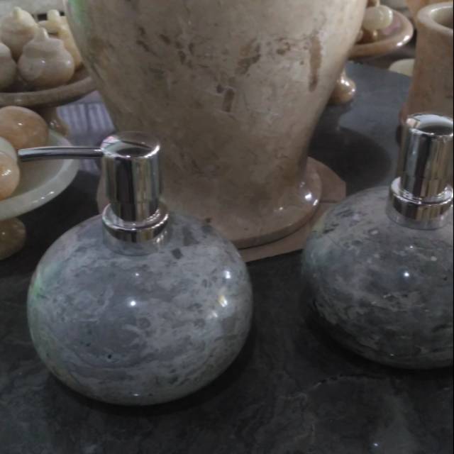 Tempat shampo granit abu2 model bakpo khas Tulungagung