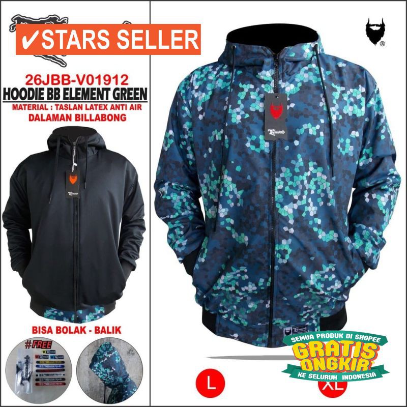 JAKET TERBARU PRIA WANITA FLACEE  BB BM DC / TERMURAH  Original Trebeard  Jaket Bolak Balik