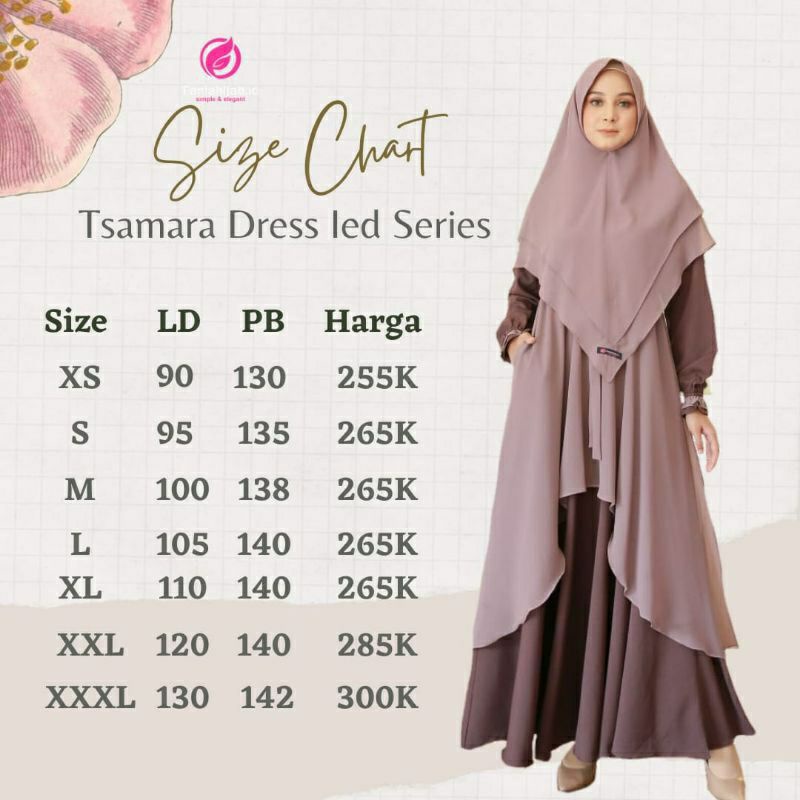 TSAMARA DRESS Mom Ied Series Original by Fania hijab