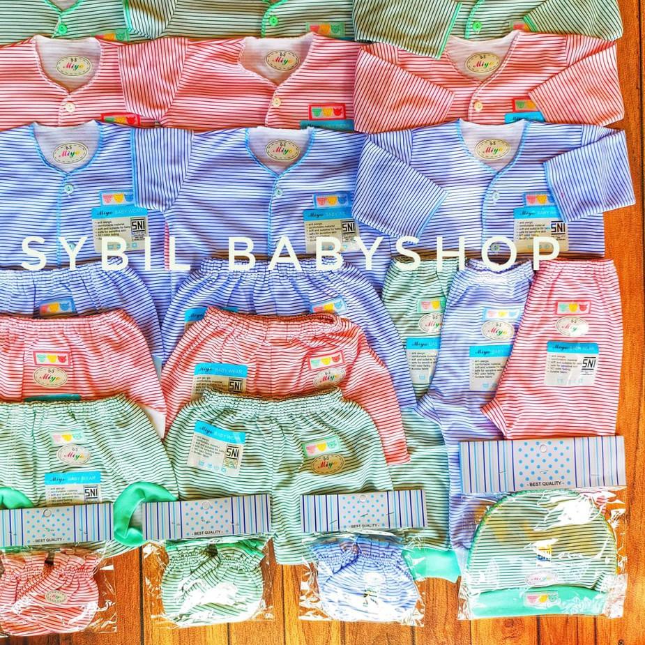  HARGA  GROSIR Paket Baju  Bayi  Newborn Miyo Salur 0 6 