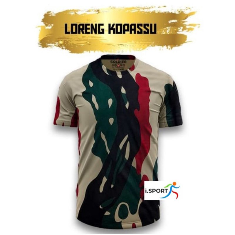 (New) Kaos Dri-fit Motif Loreng