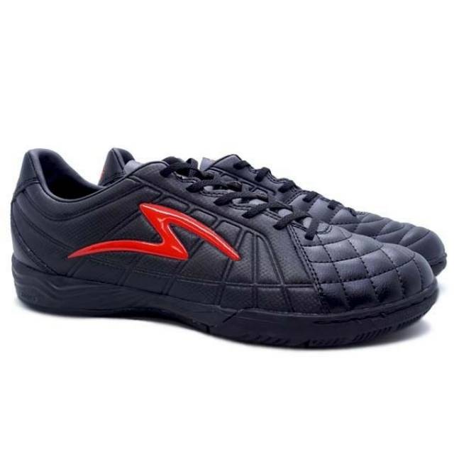Sepatu Futsal Specs Metasala Kaze - Black/Emperor Red