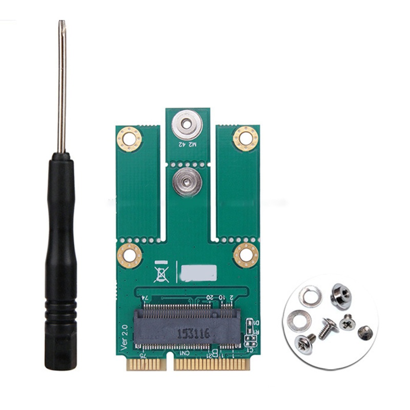 Btsg NGFF Untuk M.2 (Kunci-A+E/Key-A) Ke Mini PCI-E Untuk Express Adapter Converter Ukuran Lengkap/Half Size Slot mPCIe Untuk 8260N