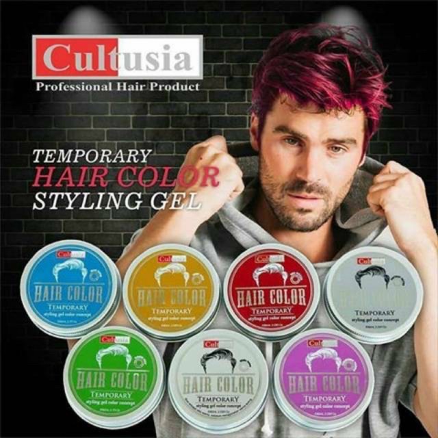 CULTUSIA HAIR COLOR TEMPORARY - STYLING GEL BEWARNA