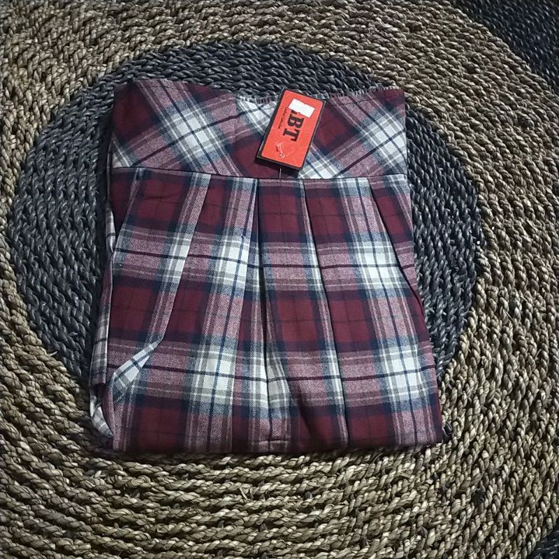 ROK FLANEL IMPORT PANJANG/ROK KOTAK FLANEL PANJANG/ROK FLANEL IMPORT MURAH/ROK SEMIWOL-Pict 22