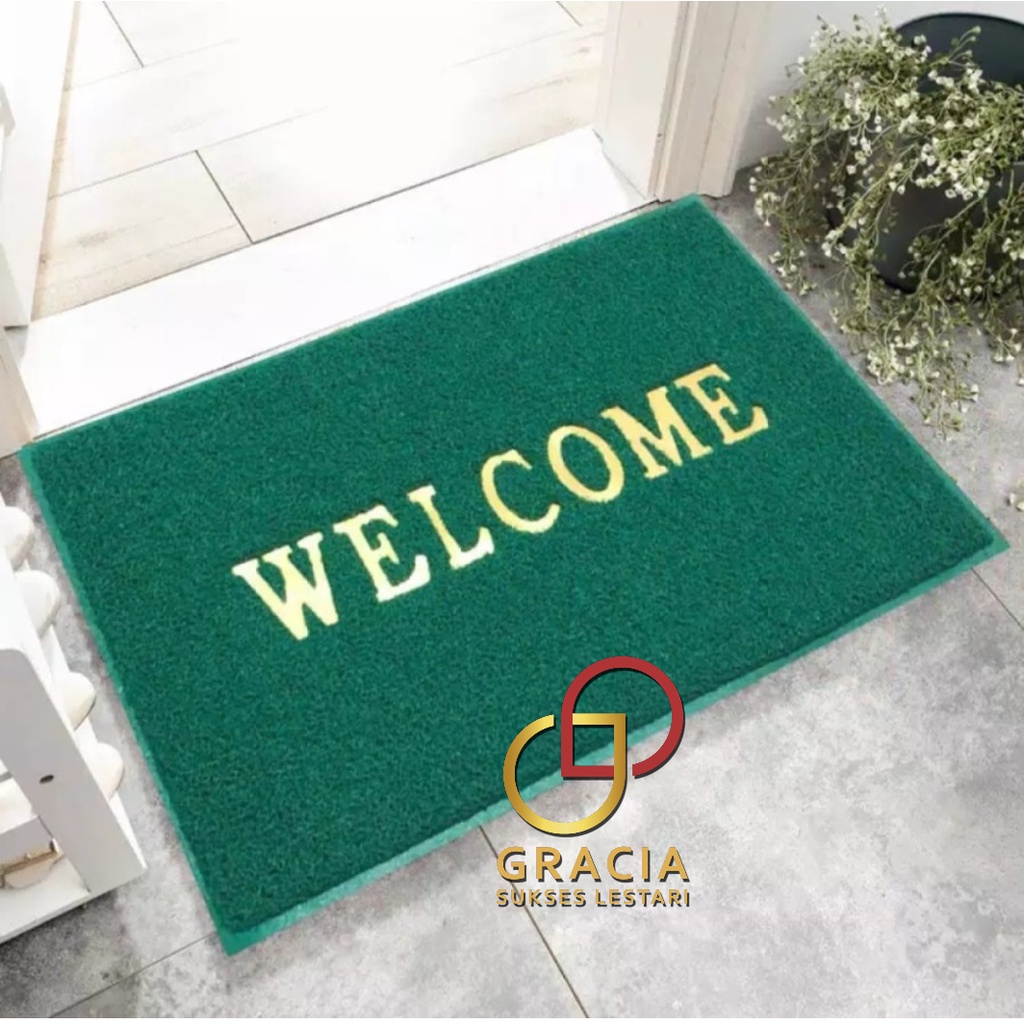 KESET KARPET PVC MIE BIHUN WELCOME - MODERN NEAT