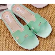 [BEST SELLER] Sandal Slop Jelly H Hak 3 cm cantik mewah elegan favorite impor MGR Mokaya Morego Balance Breslin/ size 36-40 (168-6)-1