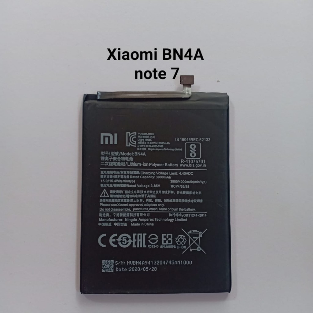 Baterai Xiaomi Redmi Note &amp; BN4a Original