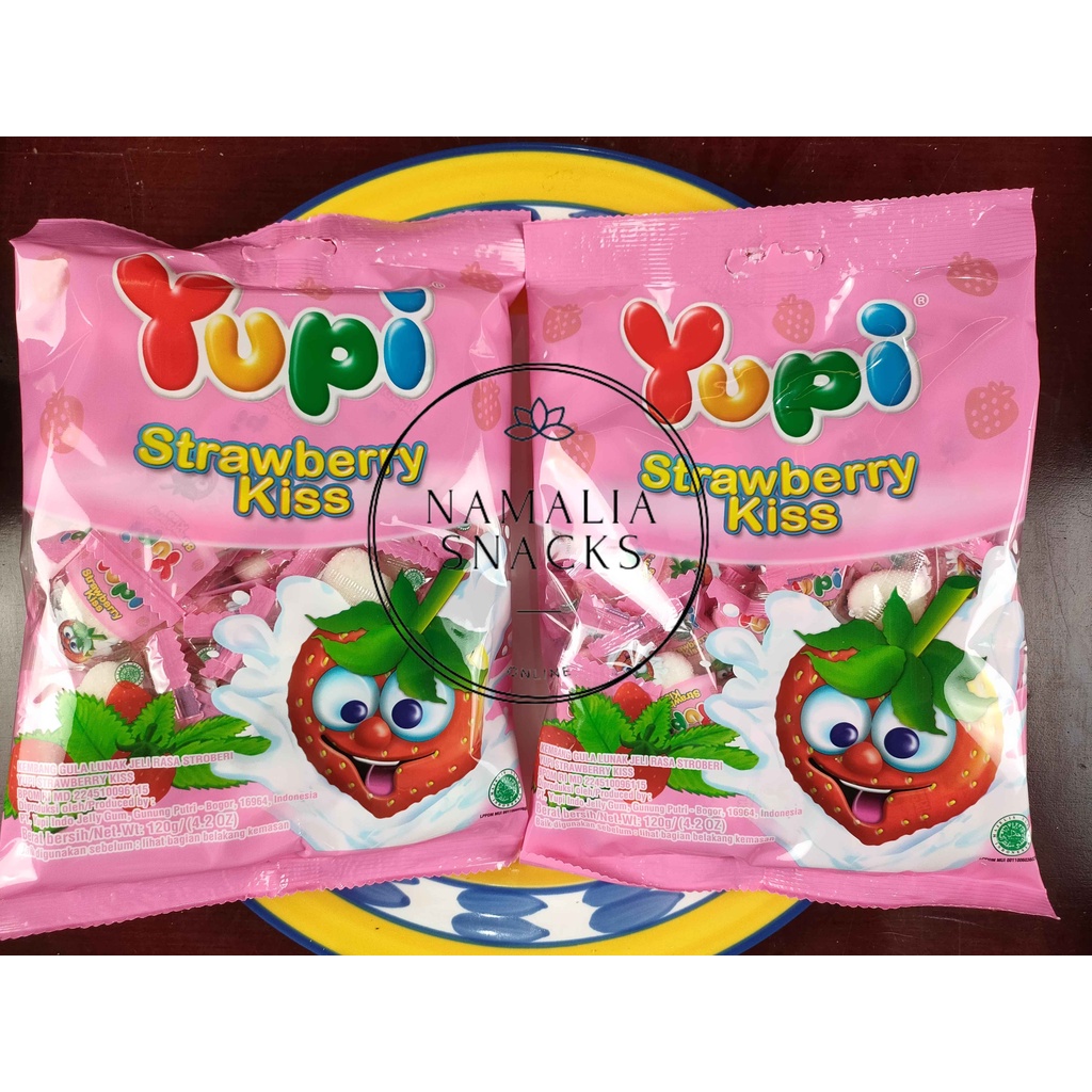 

YUPI STRAWBERRY KISS 120gr / YUPI JELLY