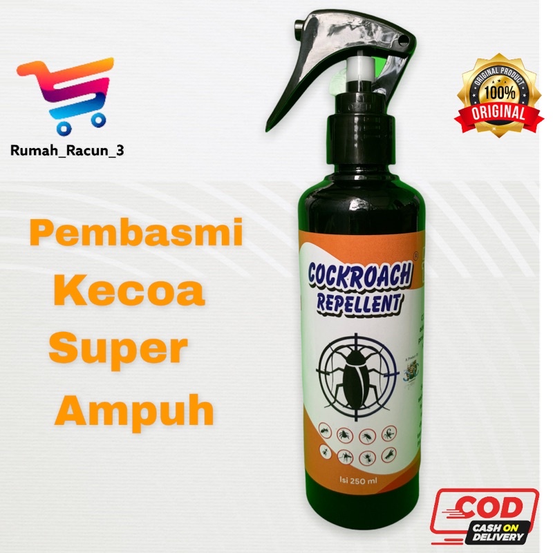 SEMPROTAN  SPRAY OBAT RACUN PEMBASMI ANTI KECOA/KECOAK JERMAN AMERIKA UNTUK DI MOBIL RUMAH AMPUH ORI