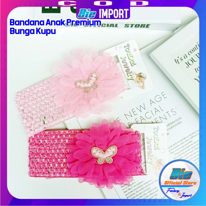 Bandana Anak List Renda Karakter Impor Best Seller