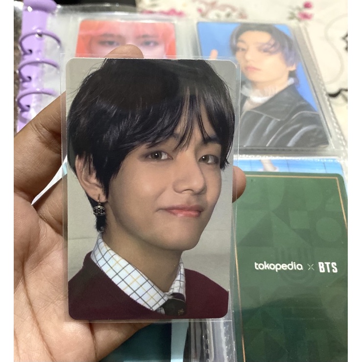 Photocard Official Kim Taehyung V BTS Album Mots 7 ver 4 official