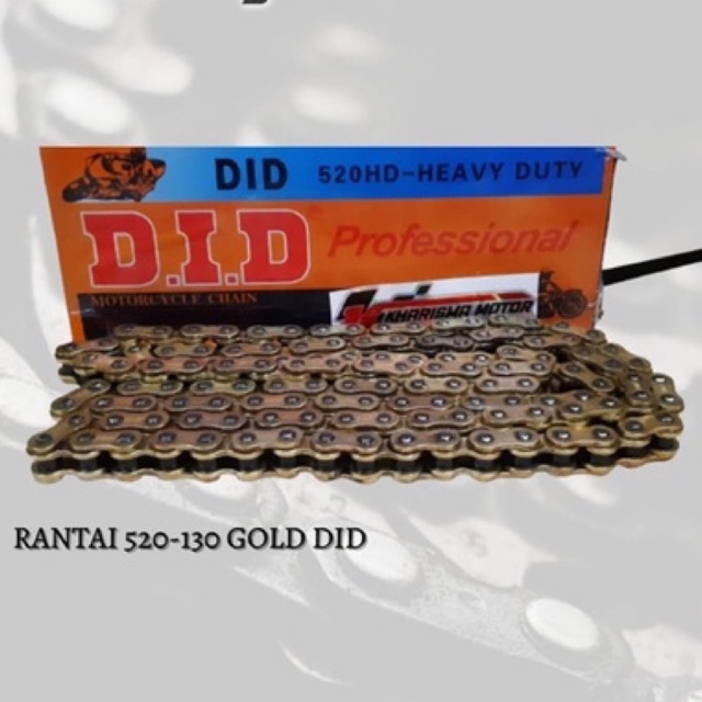 rantai DID 520-130 Gold