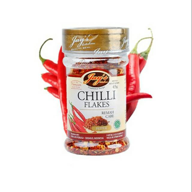 

JAY'S KITCHEN CHILI FLAKES 45GR (REMAH CABE)