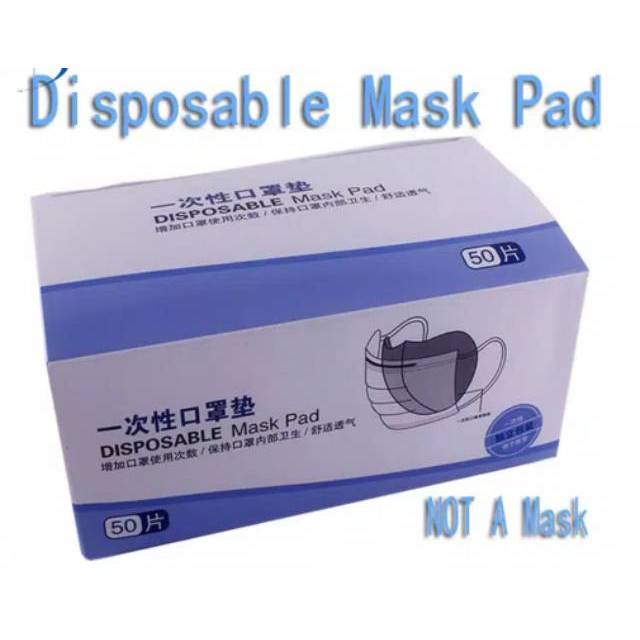 Filter pad masker 3ply untuk di aplikasikan ke masker sekali pakai