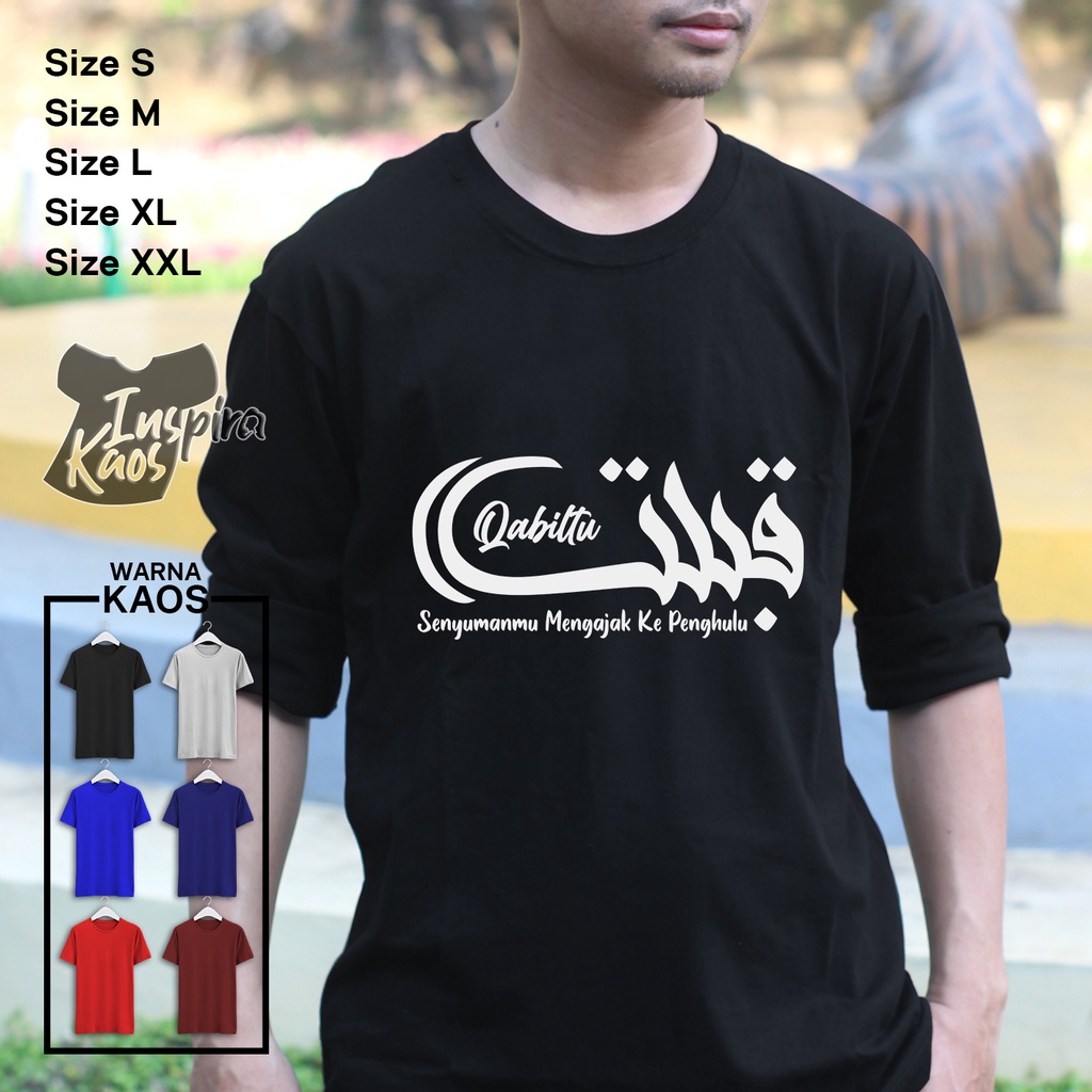 KAOS PRIA SANTRI KEREN - SENYUMANMU MENGAJAK KE PENGHULU / KATA-KATA SANTRI GOMBAL