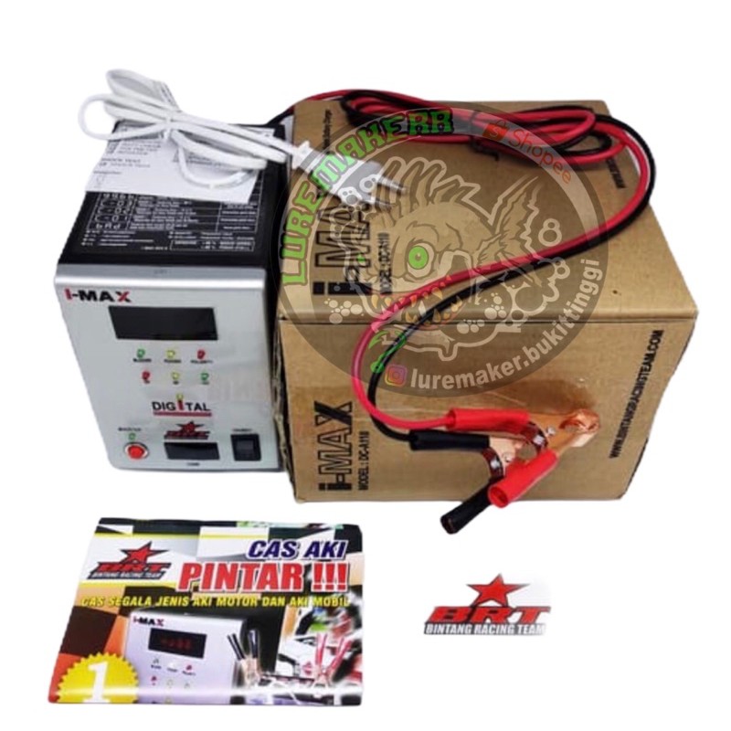 Jual Cas aki pintar BRT 40 ampere charger aki brt (smart charger
